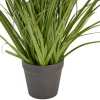 Kunstige Planter^ Kunstgress med margerittblomster 50 cm