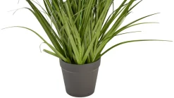 Kunstige Planter^ Kunstgress med margerittblomster 50 cm