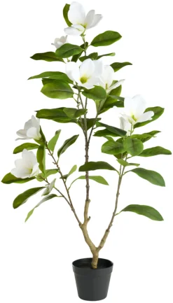 Kunstige Planter^ Kunstig magnoliatre 110 cm