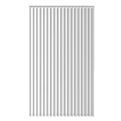 Lamellgardiner^ Lamellgardin 150 x 250 cm Hvit