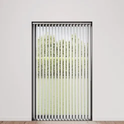 Rullegardiner^ Lamellgardin 100 x 250 cm Hvit