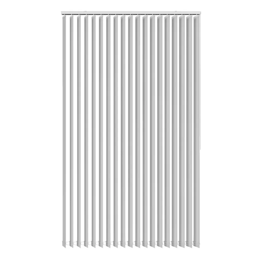 Rullegardiner^ Lamellgardin 100 x 250 cm Hvit