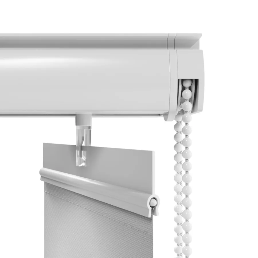 Rullegardiner^ Lamellgardin 100 x 250 cm Hvit
