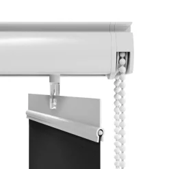 Lamellgardiner^ Lamellgardin 100 x 250 cm Svart
