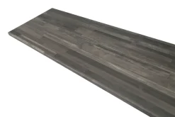 Benkeplater^ Laminatbenkeplate svart/grå tre 28 mm x 61 x 300 cm