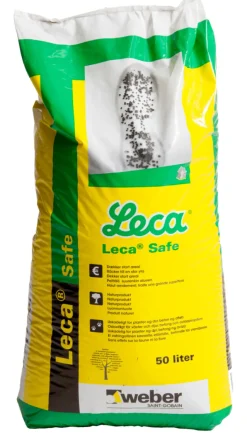 Snørydding^ Leca Safe vinterstrø 50 liter