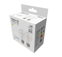 Led-Pærer^ LED-filamentpærer 1,5 W E27 - 2-pk.