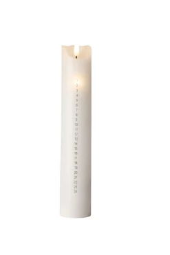 Dekorativ Belysning - Innendørs^Stemning LED-kalenderlys med timer 27,5 cm hvit