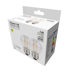 Led-Pærer^ LED-kronepærer 2,9 W E27 - 2-pk.