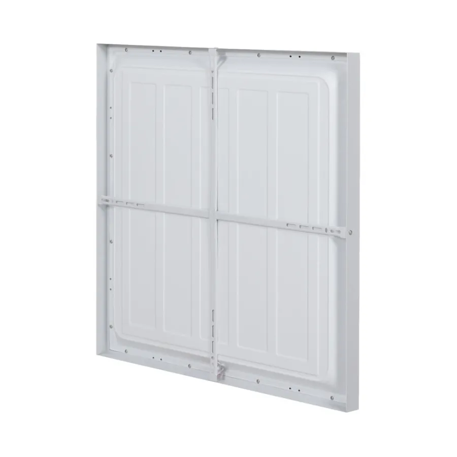 Taklamper^ LED-panellys 60 x 60 x 3,8 cm Hvit