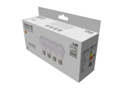 Led-Pærer^ LED-pære E27 standard 4,9 W E27 4-pk.