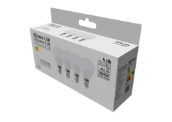 Led-Pærer^ LED-pære krone 4,2 W E14 4-pk.