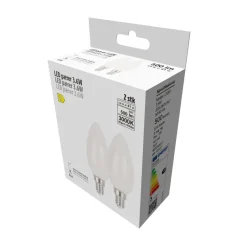 Led-Pærer^ LED-pærer kerte 3,6 W E14 - 2 pk.