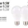 Led-Pærer^ LED-pærer standart 9,5 W E27 - 2-pk.