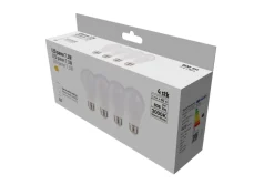 Led-Pærer^ LED-pære standard 7,3 W E27 4-pk.