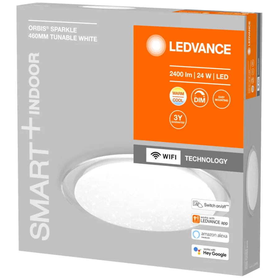 Smart Lamper|Taklamper^LEDVANCE SMART+ Orbis Sparkle taklampe Ø46 cm