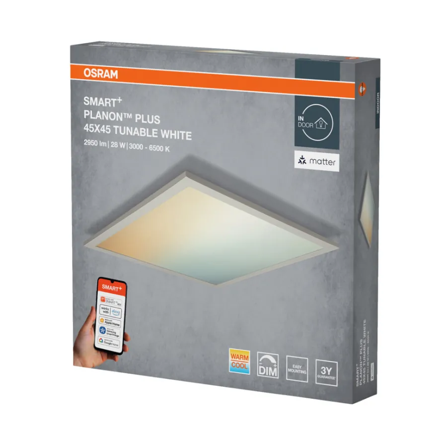 Smart Lamper|Taklamper^LEDVANCE SMART+ Planon Plus LED-armatur