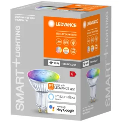Led-Pærer|Smartpærer^LEDVANCE SMART+ spotpære PAR16 farge GU10 5 W