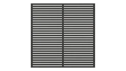 Levegger^ Levegg svart grunnet 180 x 180 cm