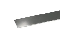 Profillister^ Listprofil flat sølv - 2 x 15 mm x 2 meter
