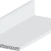 Profillister^ Listprofil hvit - 10 x 15 mm x 1 meter