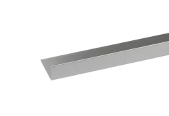 Profillister^ Listprofil sølv - 10 x 15 mm x 2 meter