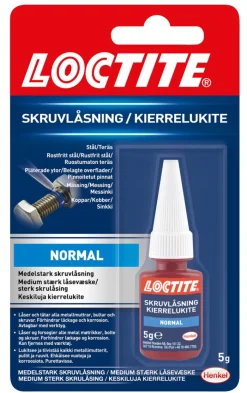 Biltilbehør^Loctite Normal Låsevæske 5 gram