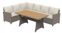 Sesongavslutning|Loungemøbler^Sunlife Loungesett Boise 3 deler teak/natur - ®