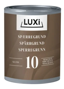 Grunning^Luxi sperregrunning til tre - 0,75 liter Hvit