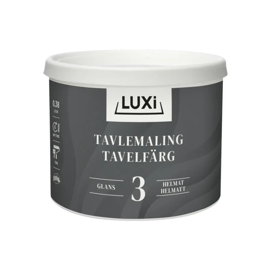Hobbymaling^Luxi tavlemaling 380 ml Svart