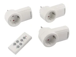 Stikkontakter & Brytere^Elworks Lysbrytersett trådløst 3-pk