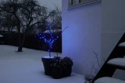 Dekorativ Belysning - Utendørs^Stemning Lysslynge 100 LED-pærer blå 9,9 meter