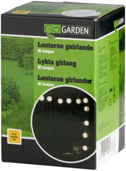 Dekorativ Belysning - Utendørs^Garden Lysslynge med 10 LED-pærer - ®