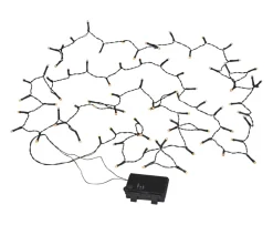 Dekorativ Belysning - Utendørs^Stemning Lysslynge m/timer 80 LED-pærer 3,9 meter