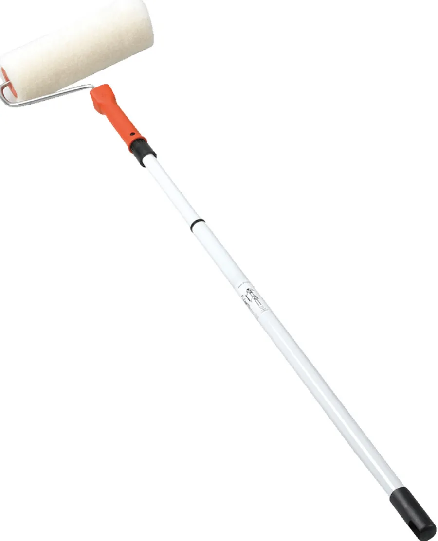 Maleruller^ Malerull 18 cm med teleskopskaft