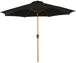 Sesongavslutning|Parasoller Og Markiser^Sunlife Markedsparasoll Stockholm Ø300 cm - ® Svart/teak