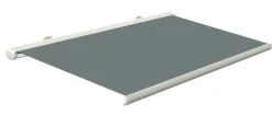 Parasoller Og Markiser^ Markise m/helkassett og motor 2,95 x 2,5 meter Grå