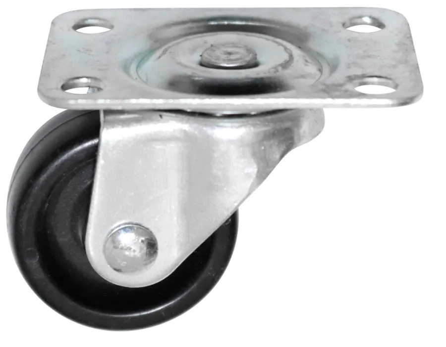 Møbelhjul^Home it Møbelhjul dreibart med plate svart 30 mm
