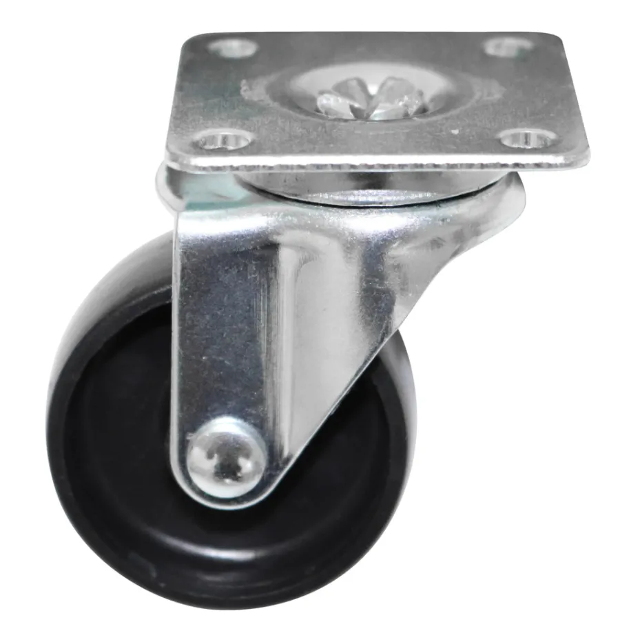 Møbelhjul^Home it Møbelhjul dreibart med plate svart 50 mm