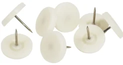 Møbelknotter^Home it Møbelknotter Ø30 mm hvit plast 8 stk.