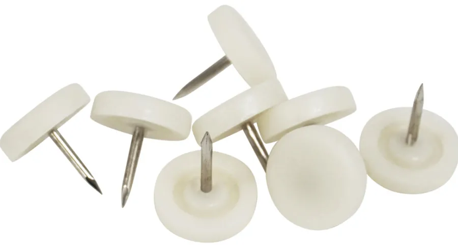 Møbelknotter^Home it Møbelknotter Ø20 mm hvit plast 24 stk.