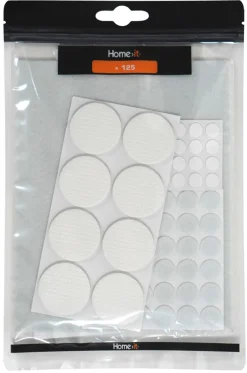 Møbelknotter^Home it Møbelknotter selvklebende hvit - 125 stk.