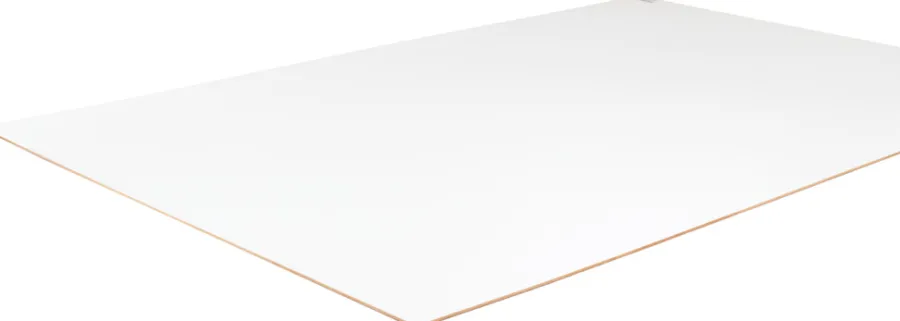 Mdf-Plater^Hornbaek MDF-plate 3 mm hvit - 80 x 120 cm