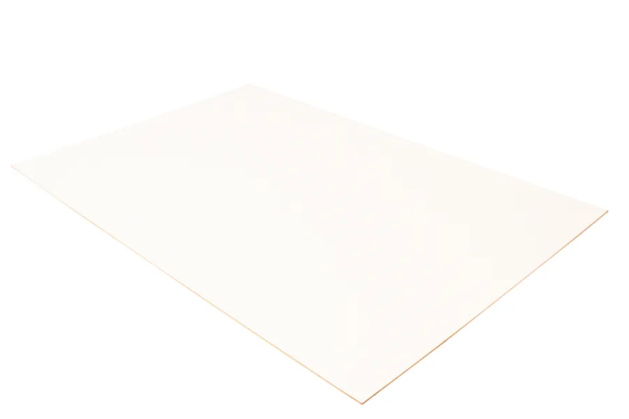 Mdf-Plater^Hornbaek MDF-plate 3 mm hvit - 80 x 120 cm