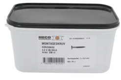 Skruer^Heco Monteringsskrue 4,8 x 35 fzb - 100 stk.