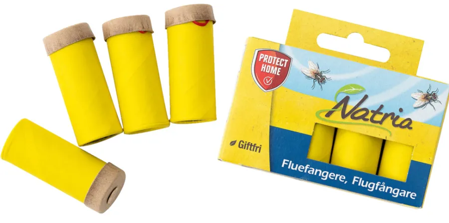 Insektmidler^Natria fluefanger 4 stk.