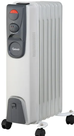 Radiatorer^Grad Oljeradiator 7 ribber, 3 varmetrinn -