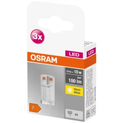 Led-Pærer^Osram LED Base Special Pin G4 0,9 W 3-pk.