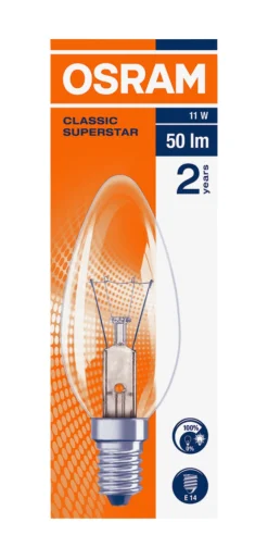 Led-Pærer^Osram LED Classic Superstar E14 klar pære 11 W