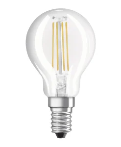 Led-Pærer^Osram LED kronepære E14 4 W 2-pk.